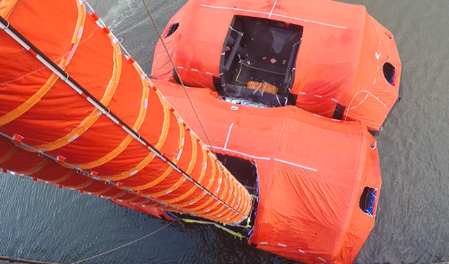 Marine evacuation system - VIKING, VEDS, Dual Slide